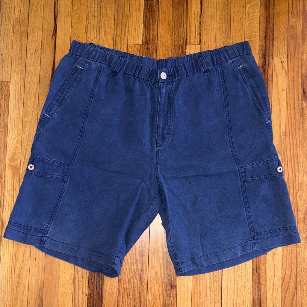Tommy Bahama Navy Blue Cargo Shorts